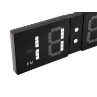 Nástenné hodiny LED Look Flip KA5897BK Karlsson, 60cm